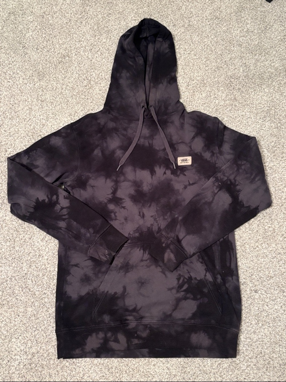 Vans Black Tie-Dye Pullover Sweatshirt